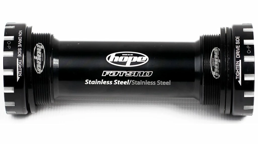 Hope BSA Acier Inoxydable Fatbike Boîtier De Pédalier 100mm (pour 24mm Axe) 3 Hope BSA Acier Inoxydable Fatbike Boîtier De Pédalier 100mm (pour 24mm Axe)