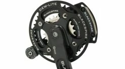 NC-17 Dew-Lite 2-vitesses BB Tendeur De Chaîne 4-trous/104, 32-38dents- Objet De Démonstration 1x Assembler Daher Sind Assemblage Spuren Vorhanden.