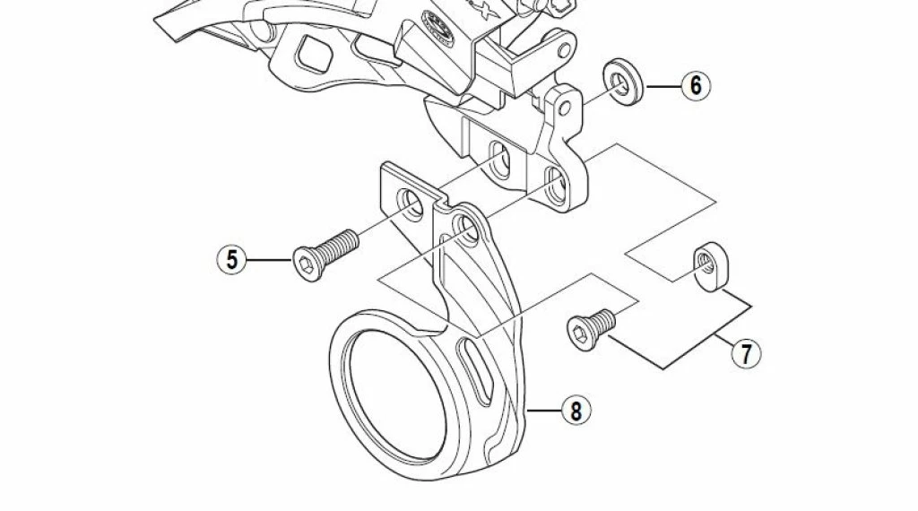 Shimano Vis De Fixation B (E- Type-Tretlager Fixation) (Nr. 5) 3 Shimano Vis De Fixation B (E- Type-Tretlager Fixation) (Nr. 5)